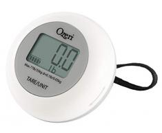 Ozeri LS1-GR Twist-and-Go Kinetic Küchenwaage und Gepäckwaage, tragbar, Grau