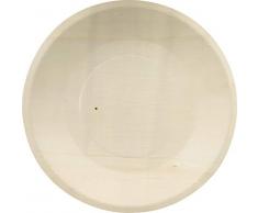 Firplast BIO116215/C Teller, Holz, 21.5x21.5x1.5cm
