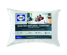 Sealy Federkissen, gesteppt, bequem, Jumbo, Weiß