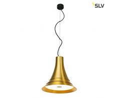 SLV BATO 35 PD, Indoor Pendelleuchte, Messing, LED, 2500K Leuchte Aluminium 21 W, gold