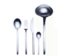 MEPRA Due Ice Besteck Set, Serviertablett, 49, Silber