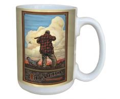 Tree-Free Greetings lm43157 Vintage Idaho Fasan Jagd von Paul A. lanquist Keramik Becher mit Henkel/, 15-Ounce, farbenreiche