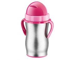 Tescoma Bambini Thermoskanne für Kinder mit CAÑITA, Edelstahl, Mehrfarbig, 9,6 x 9,6 x 19,2 cm