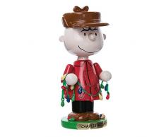 PEANUTS Kurt S. Adler 25,4 cm Nussknacker Beleuchtet Red/Brown/Green