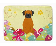 Carolines Treasures Fußmatte, Ostereier, Rehkitz, maschinenwaschbar, Memory-Schaumstoff, Mehrfarbig