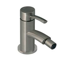 Bisk Chroma de Luxe Hebel Bidet Armatur, Nickel, 5,7 x 13,5 x 14 cm