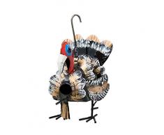 Vogelhaus mit Pfeilmotiv, rustikal, Mehrfarbig