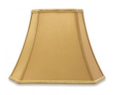 Royal Designs Lampenschirm, rechteckig, Glocke mit geschliffenen Ecken, antikes Gold, 6,25 x 8 x (11 x 16) x 12 Stück, goldfarben antik-optik, 16 in.