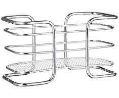 Inspired Living Napkin Holder Decorative Serviettenhalter, Metall, Silber, Platform