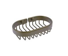 Allied Brass BSK-150LA-ABR Duschkorb, oval, Messing antik