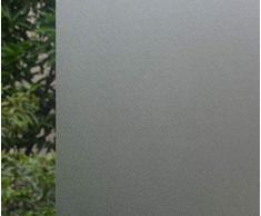 Vsudo Dekorative Sichtschutzfolie, kein Kleber, Dekoration, statische Haftung, Glas-Aufkleber, UV-/Wärme-Kontrolle, für Büro oder Zuhause (Wohnzimmer/Badezimmer/Küche/Haustürfen) (mattiertes Muster) 1 Roll, 17.7 By 78.7 frosted