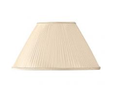 Lampenschirm Plissee Form Regenbogen Ø 45 x 15 x 27 (Plissee Hand) Strohhalm
