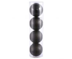 Vickerman Deko-Kugel, 4 Stück, Schwarz