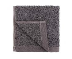 Everplush 710-01-04-55-6P Diamant-Jacquard-Badewäsche Waschlappen, Waschlappen, Marineblau 6 Pack Dunkelgrau