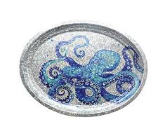DEI Serviertablett Octopus, oval, verzinkt