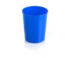 Kimmel Tasse Trinkbecher Becher bruchsicher stapelbar Mehrweg 180 ml, Kunststoff, Blau