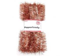 PepperLonely Peperlonely Weihnachtsgirlande mit Lametta, ca. 91 cm 3#