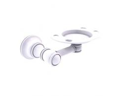 Allied Brass Carolina Collection Zahnputzbecher, matt weiß