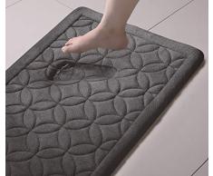 VCNY Home Chanel Bad- und Küchenläufer, Memory-Schaum, 61 x 152,4 cm, Grau