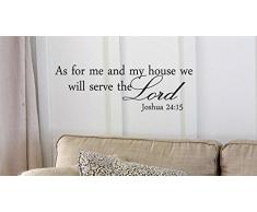 Decalgeek DG-AS-1 Wandtattoo, Vinyl, inspirierende Zitate und Spruch