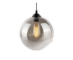 LEITMOTIV Pendelleuchte Oiled Globe Glas, Transparent