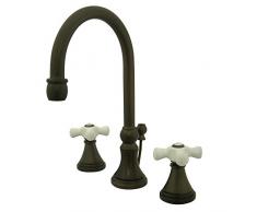 Nuvo Elements of Design ES2985PX Madison Waschtischarmatur, 2-Griffe, 20,3 cm bis 40,6 cm, Bronzefarben