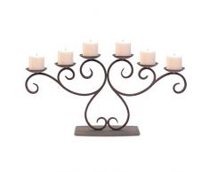 Pilgrim Home and Hearth 17503 Lakewood Kamin Kandelaber Kerzenhalter, Distressed Bronze