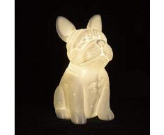 Dcasa Porzellan Form Bulldogge Lampen Lufterfrischer Ringe Lampe Dekoration Zuhause Unisex Erwachsene Mehrfarbig (Mehrfarbig), einzigartig