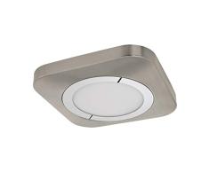EGLO PUYO Aufbauleuchte, Stahl, 22 W, nickel-matt, chrom