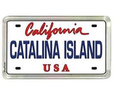 World By Shotglass Catalina Island California Nummernschild kleinen Kühlschrank Acryl Collector s Sou.