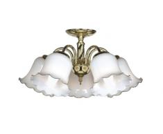 43cm Deckenleuchte in Messing