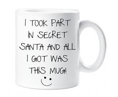 60 Second Makeover Limited 60SECMUG849 60 Second Makeover Took Part In Secret Santa and All I Got was This Tasse, lustiges Geschenk zu Weihnachten, keramik, weiß