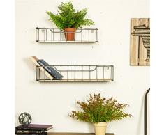 Glitzhome Wandregal aus Metall 23.82 L