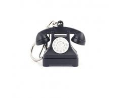 Kikkerland KRL75-EU Schlüsselhaken, Plastik, Schwarz, 6.5 x 3.5 x 10.3 cm