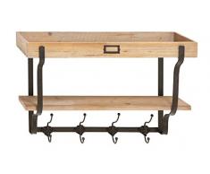 Deco 79 Wandregal mit Haken