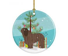 Carolines Treasures Bergamasco Hirte Weihnachtsdekoration, Keramik, Mehrfarbig