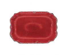 Supreme Housewares 510 Gourmet Art Tablett, Melamin, rechteckig, 50,8 cm, Craquelérot