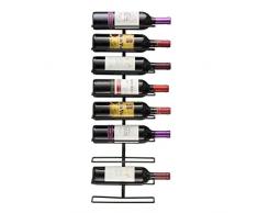 Sorbus Weinregal, zur Wandmontage, für 9 Flaschen