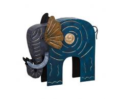 Transpac groß Metall Elefant Figur, L