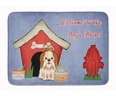 Carolines Treasures Hundehaus, Shih Tzu Rot/Weiß, 48,3 x 68,6 cm