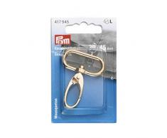 Prym 417945 30 x 45 mm new gold Karabinerhaken, Zinklegierung, 30 x 40 mm