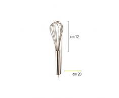 Decora 0280100 SCHNEEBESEN AUS ROSTFREIEM Edelstahl 20 cm