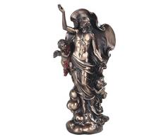 Major-Q 30,5 cm H Bronze farbigen die Auferstehung von Jesus Christus mit Engel Holy Religiöse Figur, g90212.48bn