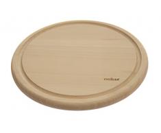Excelsa Real Wood Teller mit Kanal, Holz, Holz Natur