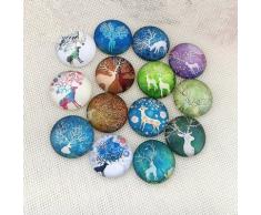 Kristall Glas Patch Kühlschrank Kristall Patch Tree of Life Schmetterling Elk Pfau Kristall Glas Patch Elk