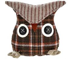 Comarco 11593 Türstopper, gepolstert, Braun, 19 x 5.5 x 17 cm