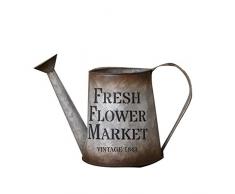 Your Heart s Delight Frische Blume Markt Metall Gießkanne Übertopf
