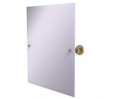 Allied Brass Frameless Rectangular Tilt Mirror with Beveled Edge Wandspiegel, Messing unlackiert