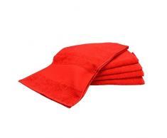 A&R Towels A&Print-Me Sporthandtuch, Feuerrot, Einheitsgröße, 30 x 140 cm