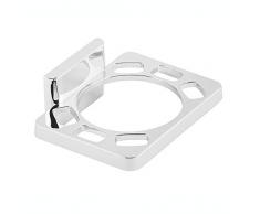 PRIME-LINE MP59510 Zahnbürsten- und Zahnputzbecherhalter, verdeckte Schraubbefestigung, Zinkdruckguss, Wandhalterung, 1 Stück